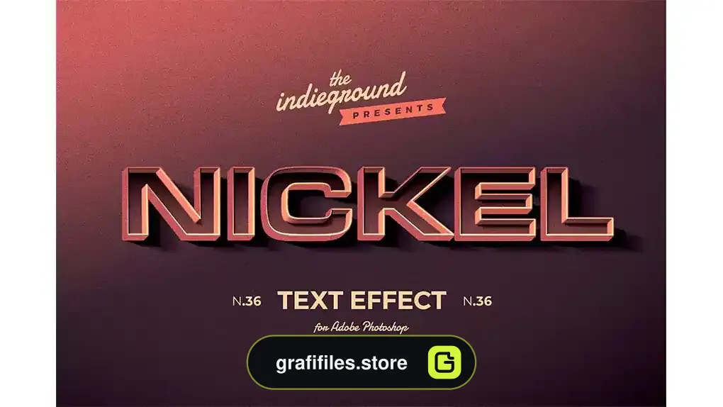 افکت متن رترو وینتیج Retro Vintage Text Effect N.36
