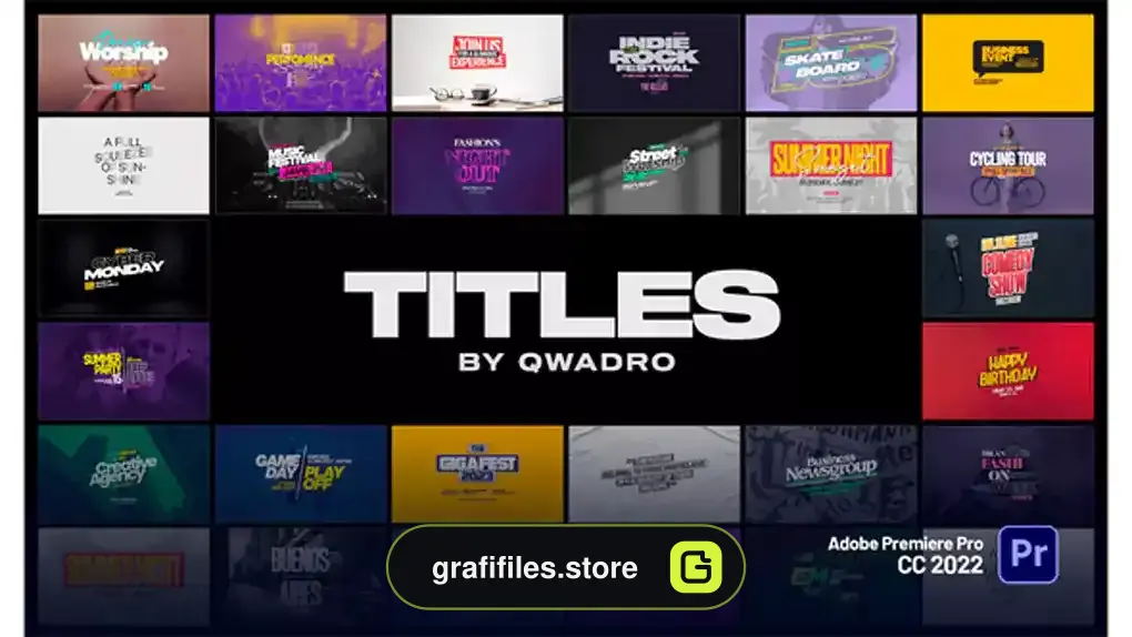 پروژه پریمیر تایتل Titles 2