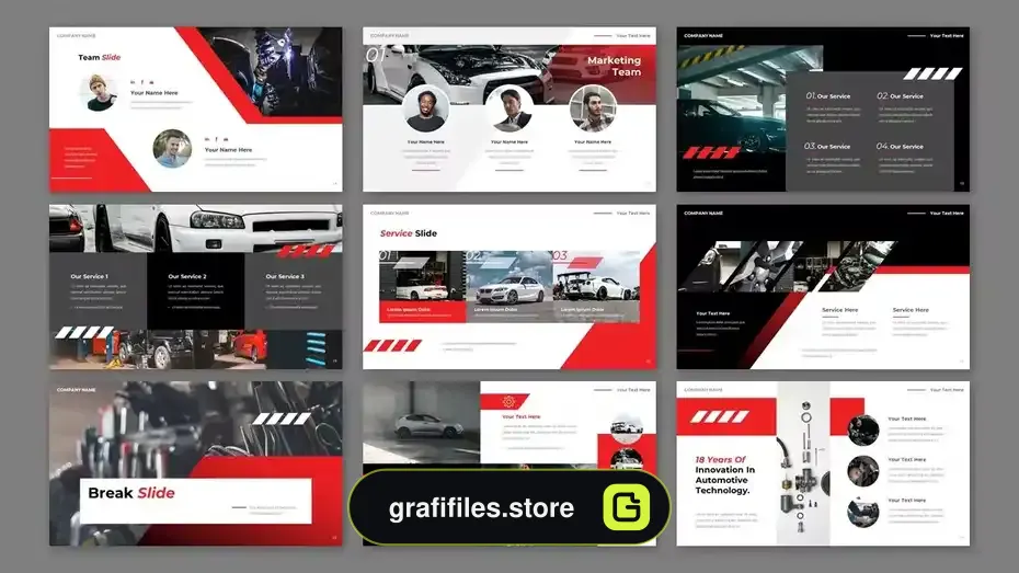 دانلود قالب پاورپوینت خدمات بازرگانی اتومبیل Automotif - Car Business Service Powerpoint - 4 قالب پاورپوینت خدمات بازرگانی اتومبیل - 3