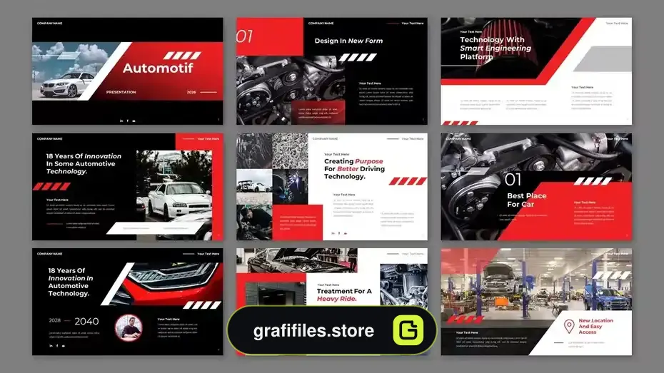 دانلود قالب پاورپوینت خدمات بازرگانی اتومبیل Automotif - Car Business Service Powerpoint - 6 قالب پاورپوینت خدمات بازرگانی اتومبیل - 5