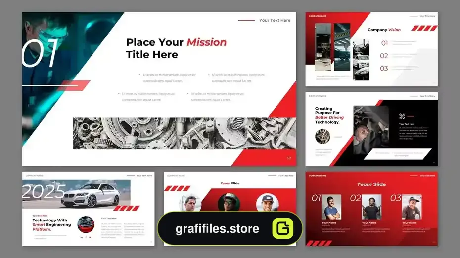 دانلود قالب پاورپوینت خدمات بازرگانی اتومبیل Automotif - Car Business Service Powerpoint - 8 قالب پاورپوینت خدمات بازرگانی اتومبیل - 7