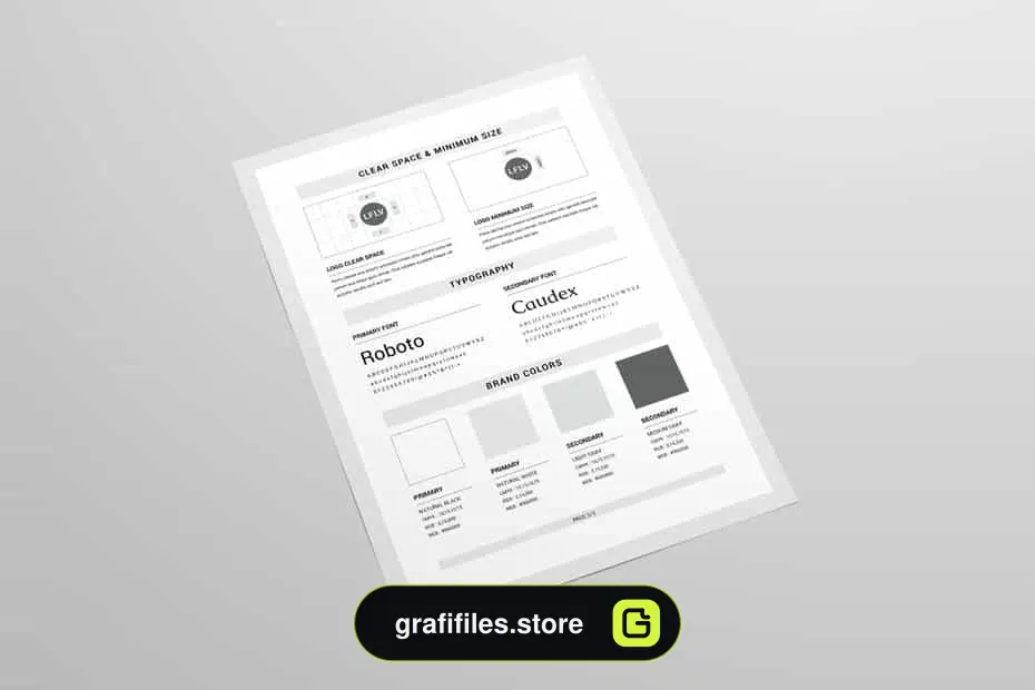 دانلود قالب آماده ورد دستورالعمل های برند Brand Guidelines | MS Word & Indesign - 4 قالب آماده ورد دستورالعمل های برند - 3