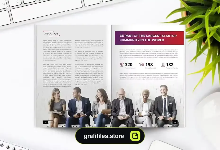 دانلود قالب ایندیزاین شرکتی Company Profile Indesign Template - 10 قالب ایندیزاین شرکتی - 9