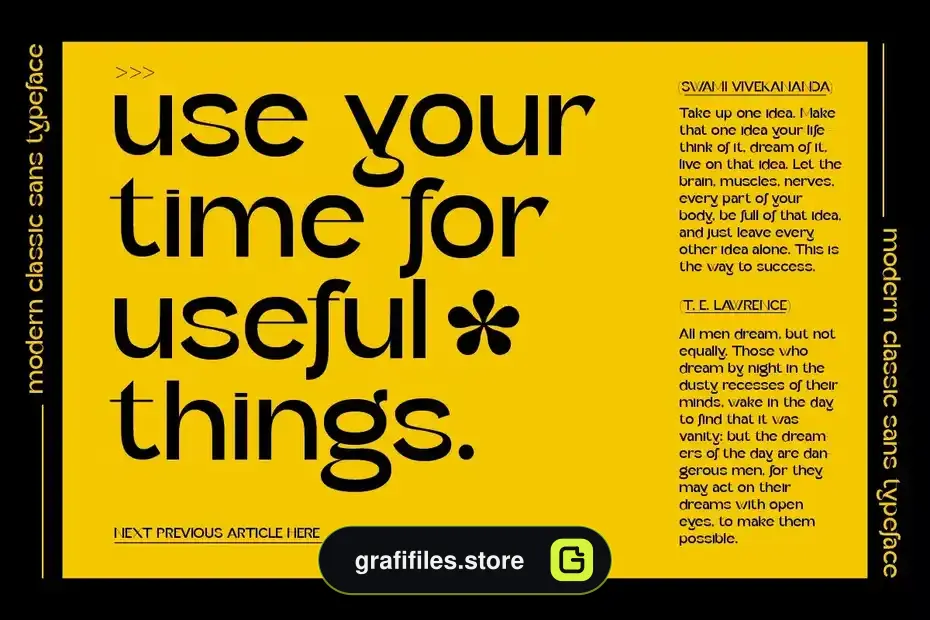 دانلود فونت انگلیسی Geffroge Authentic - Modern Classic Sans Typeface - 20 فونت انگلیسی Geffroge Authentic - 19