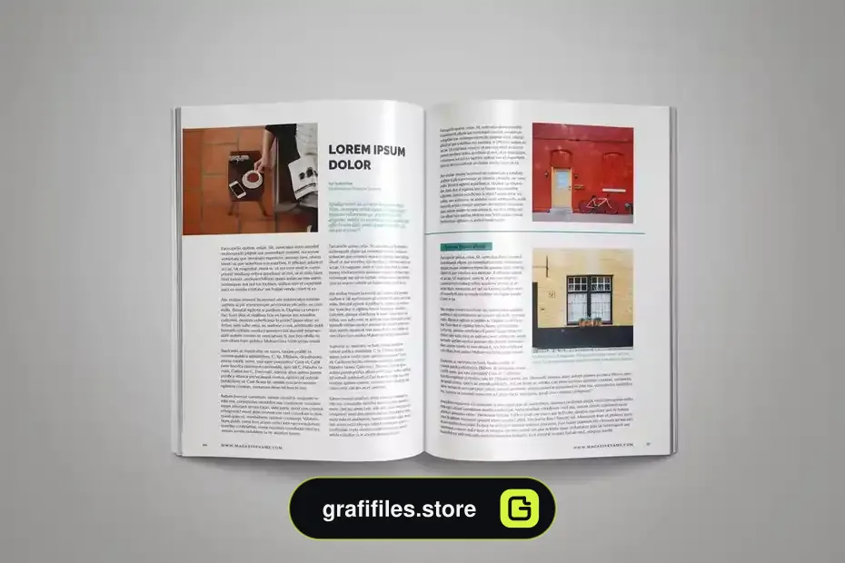 دانلود قالب ایندیزاین مجله InDesign Magazine Template 14 - 10 قالب ایندیزاین مجله InDesign Magazine Template 14 - 9