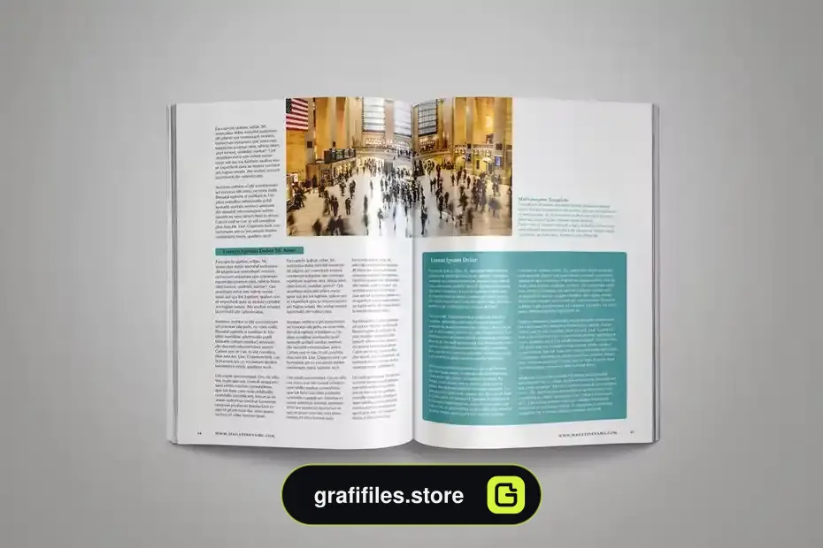 دانلود قالب ایندیزاین مجله InDesign Magazine Template 14 - 16 قالب ایندیزاین مجله InDesign Magazine Template 14 - 15