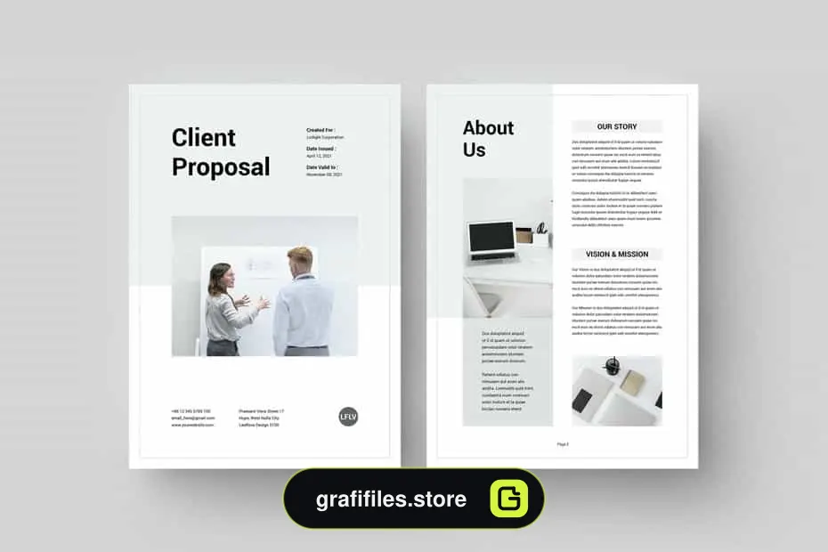 دانلود قالب آماده ورد پروپوزال Proposal | MS Word & Indesign - 4 قالب آماده ورد پروپوزال Proposal | MS Word & Indesign