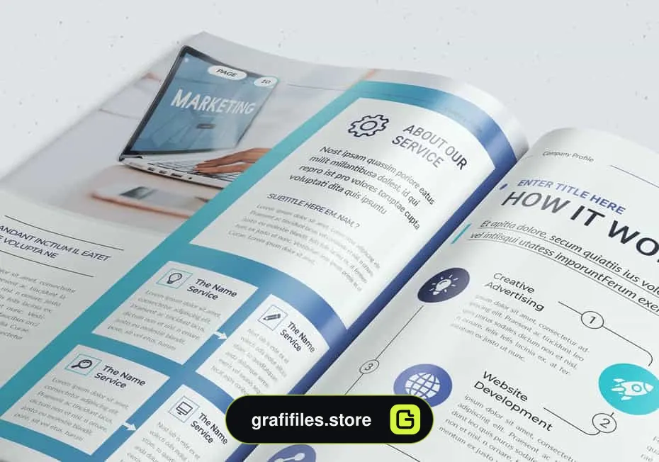 دانلود قالب آماده ورد نمونه کار شرکتی The Company Profile Word Template - 8 قالب آماده ورد نمونه کار شرکتی The Company Profile - 7