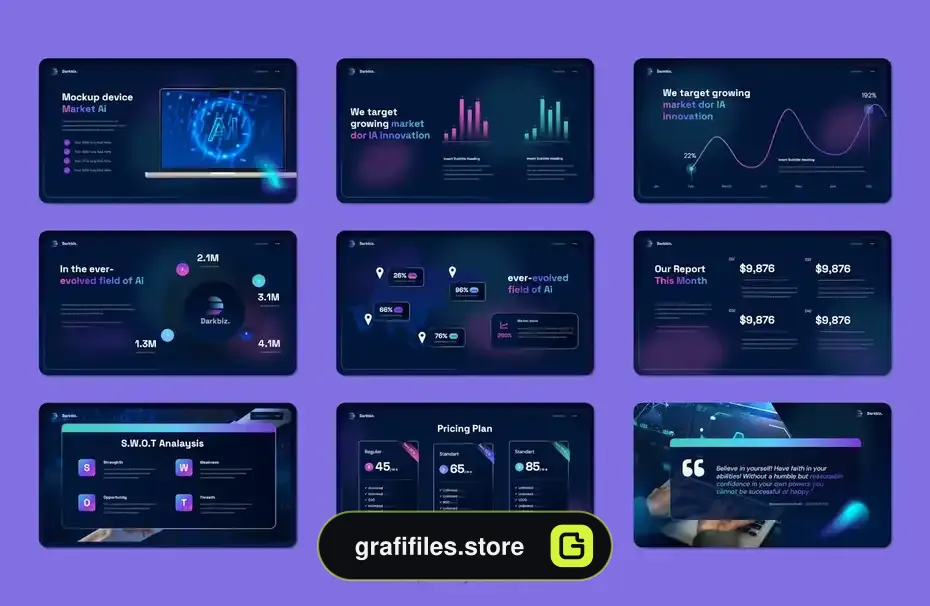 دانلود قالب پاورپوینت هوش مصنوعی Artificial Intelligence and Web3 PowerPoint - 8 قالب پاورپوینت هوش مصنوعی Artificial Intelligence - 7