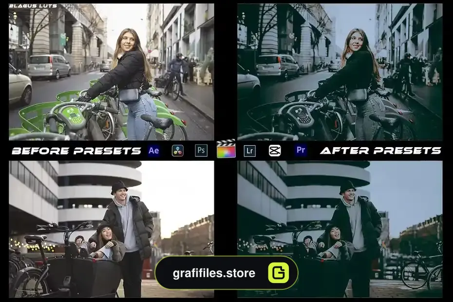 دانلود پریست لایتروم سیاه و سفید Artistic Black Mood Preset Luts Video Premiere Pro - 4 پریست لایتروم سیاه و سفید - 3
