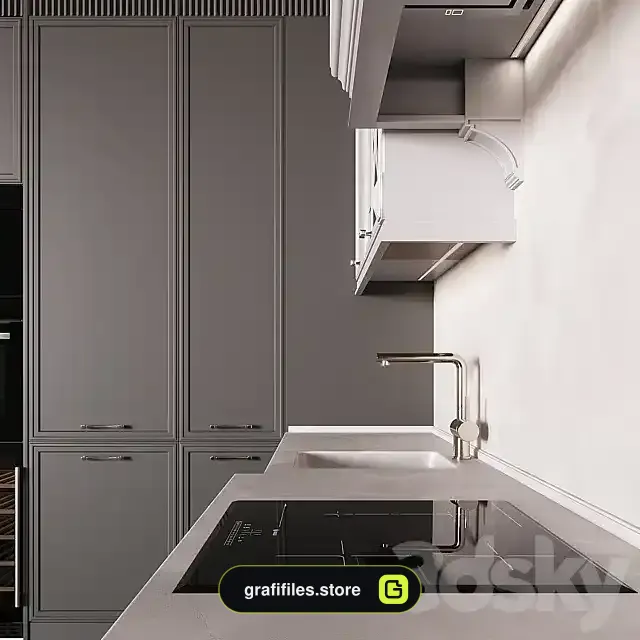 دانلود آبجکت کابینت کلاسیک - 10 آبجکت کابینت کلاسیک - 9