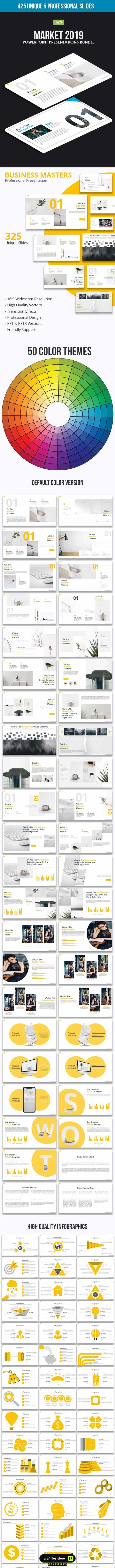 قالب پاورپوینت 2019 Powerpoint Presentations Bundle