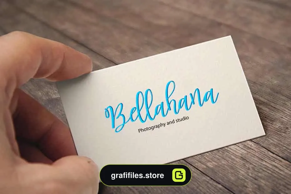 فونت انگلیسی Bellahana Script Font - 11 فونت انگلیسی Bellahana
