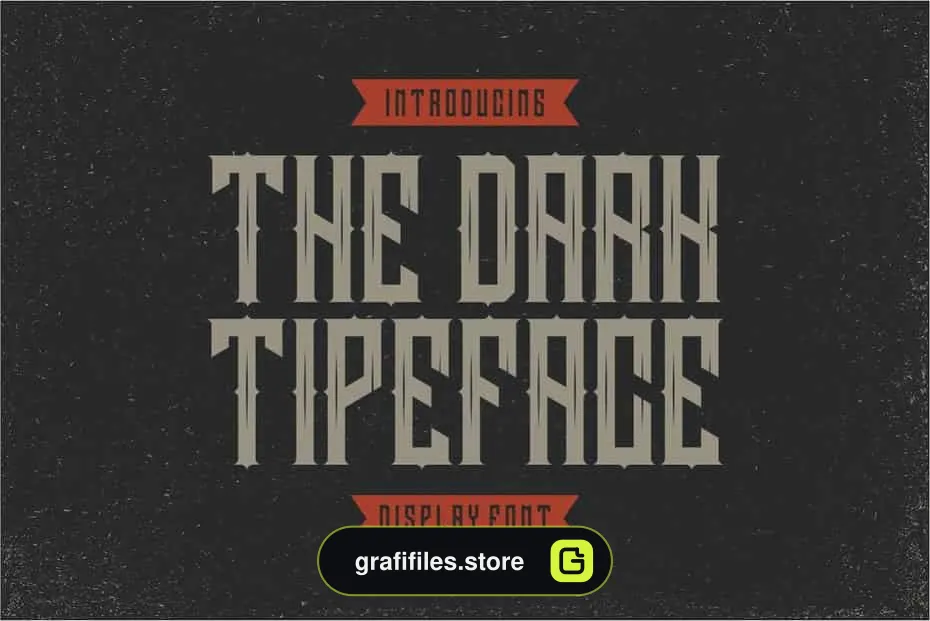 فونت انگلیسی کلاسیک برای تیتر Darkrise Typeface - 2 فونت انگلیسی کلاسیک