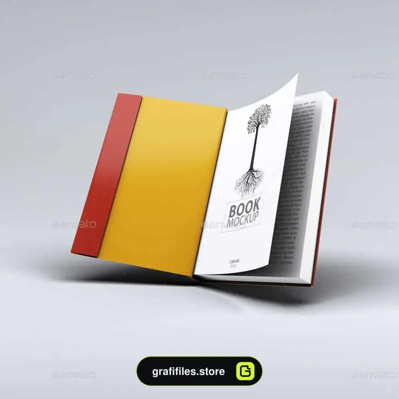 دانلود موکاپ کتاب Book Mock-Up