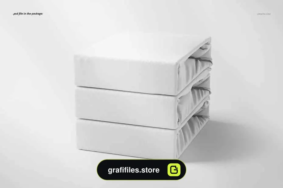 دانلود موکاپ پارچه Folded Fabrics Mockup 58/FF V.6 - 3 موکاپ پارچه Folded Fabrics - 2