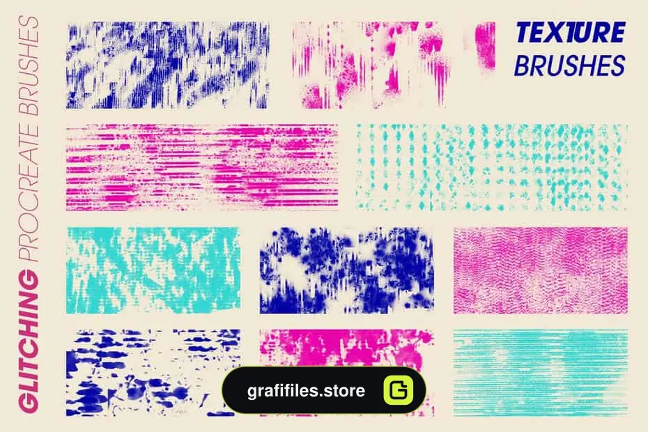 براش Glitching Brushes for Procreate
