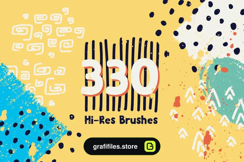 براش Graphic Beats: Brushes for ProCreate
