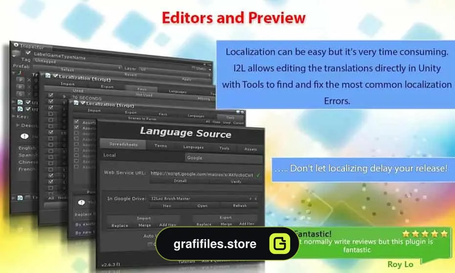 دانلود پروژه I2 Localization برای یونیتی - 6 پروژه I2 Localization برای یونیتی - 5