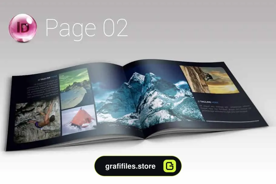 دانلود قالب ایندیزاین آلبوم عکس Indesign Photo Album / Portfolio - 2 قالب ایندیزاین آلبوم عکس
