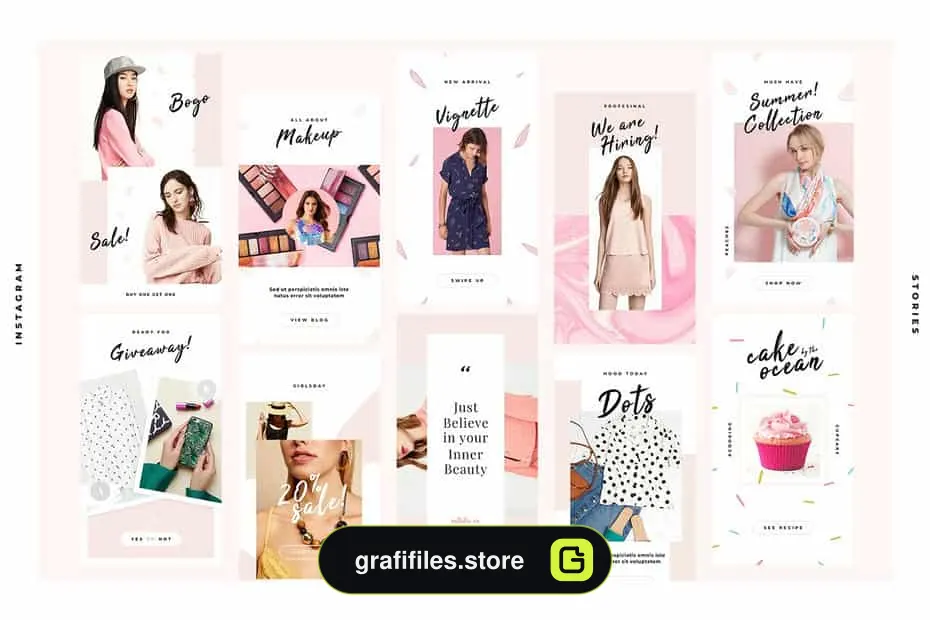 فایل لایه باز استوری اینستاگرام Instagram Stories – Softh!