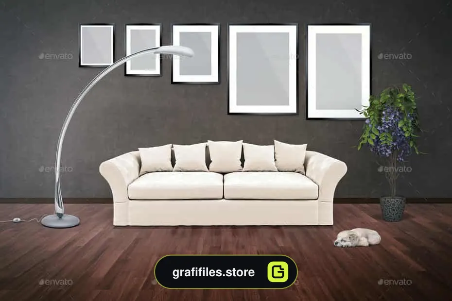 دانلود جعبه ابزار ساخت موکاپ صحنه داخلی Mockup Interior Scene Creator - 5 جعبه ابزار ساخت موکاپ صحنه داخلی - 4