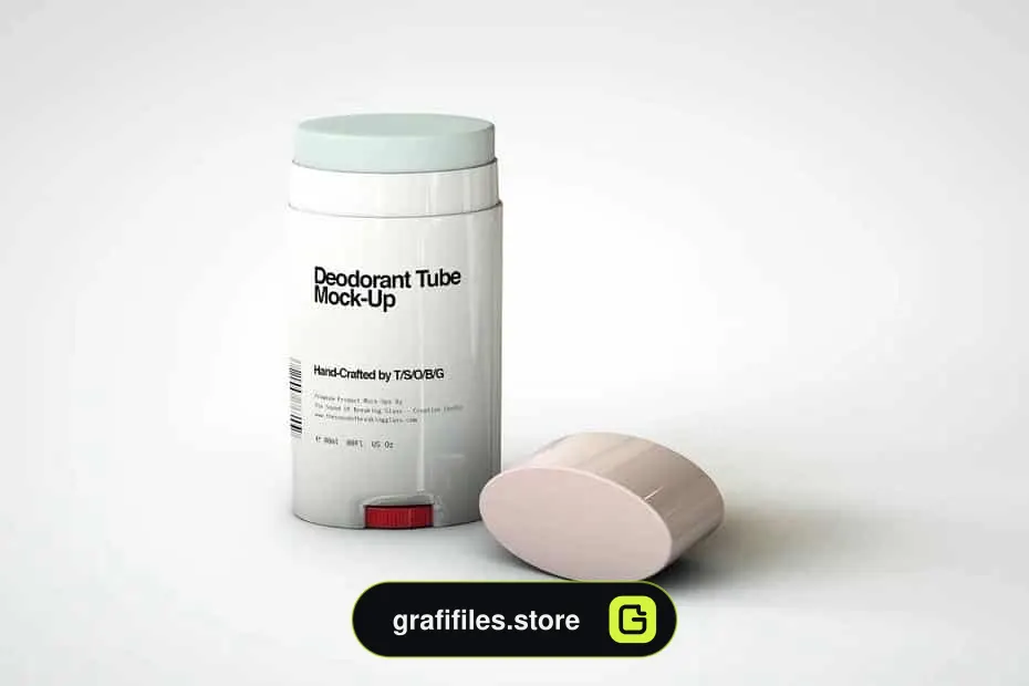 دانلود موکاپ بالم لب Oval Lip Balm Tube | Stick Mock-Up - 16 موکاپ بالم لب