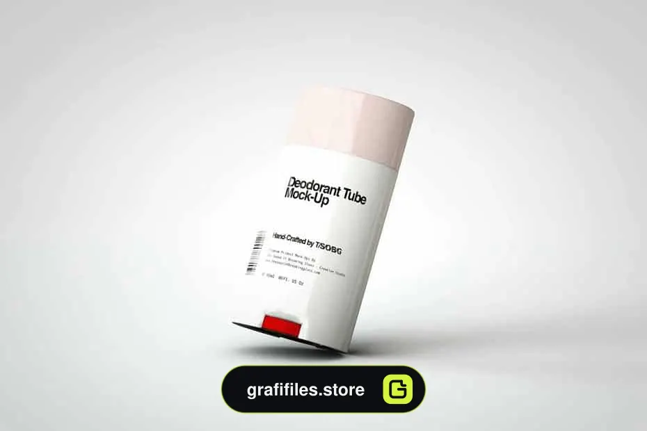 دانلود موکاپ بالم لب Oval Lip Balm Tube | Stick Mock-Up - 19 موکاپ بالم لب