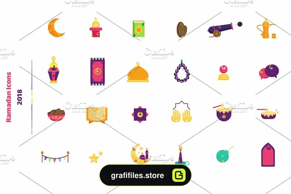 وکتور ماه رمضان