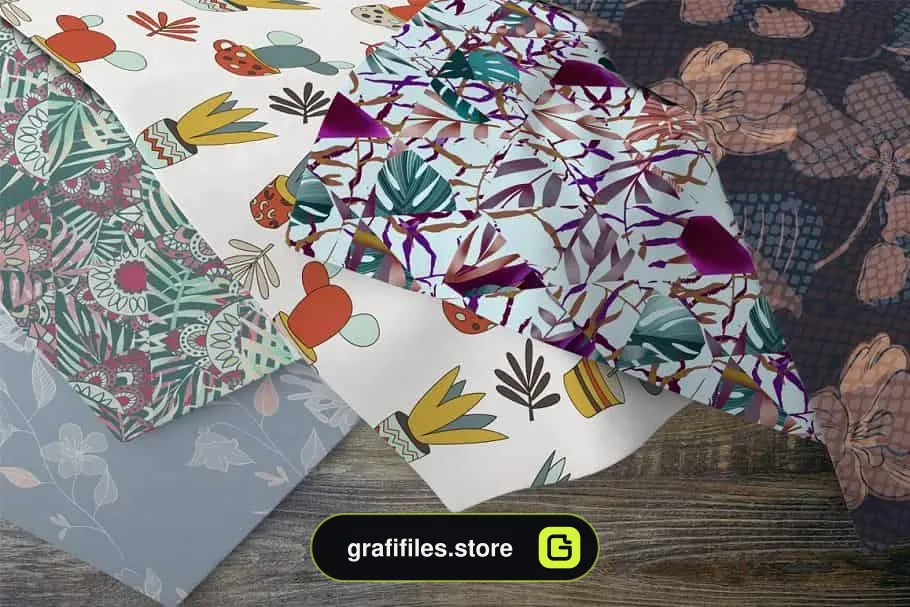 دانلود موکاپ پارچه Realistic Fabric Set MockUp 2 - 1 موکاپ پارچه