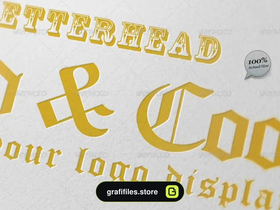 موکاپ لوگو Realistic Logo Mockups