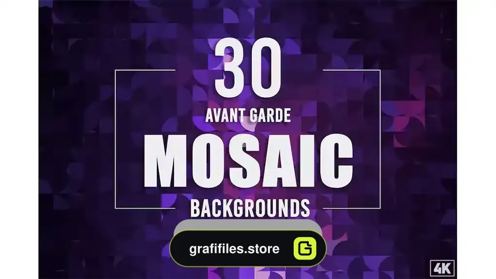 دانلود بک گراند موزاییکی آوانگارد Avant Garde Mosaic Backgrounds – Vol.1