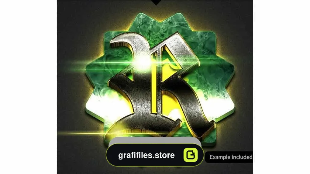 دانلود استایل آماده فتوشاپ 3D Styles vol.12