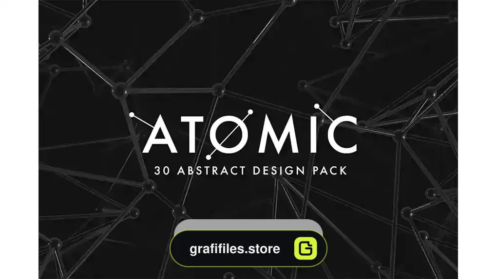 دانلود بک گراند انتزاعی Atomic – 30 Abstract Design Pack