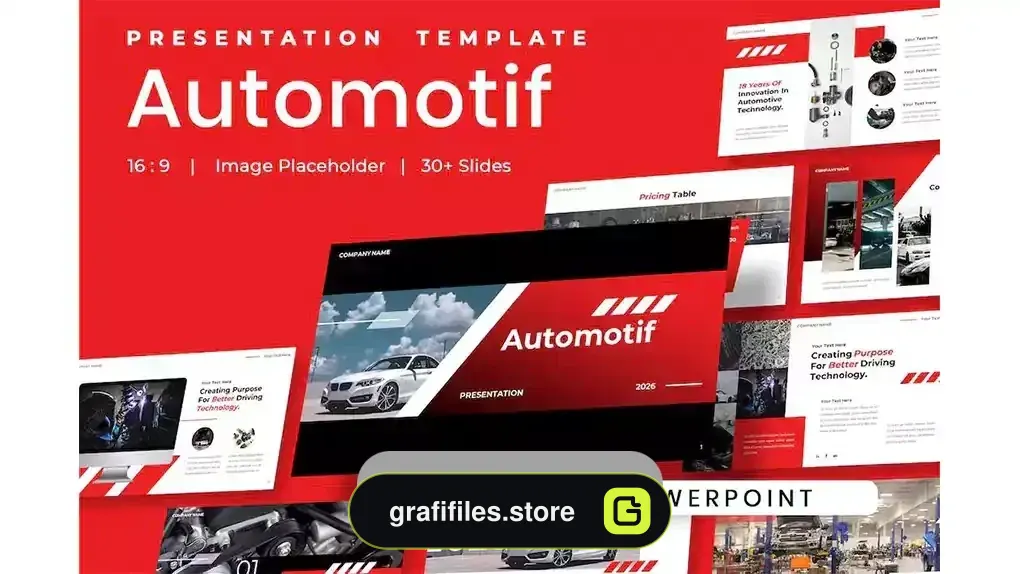 دانلود قالب پاورپوینت خدمات بازرگانی اتومبیل Automotif – Car Business Service Powerpoint