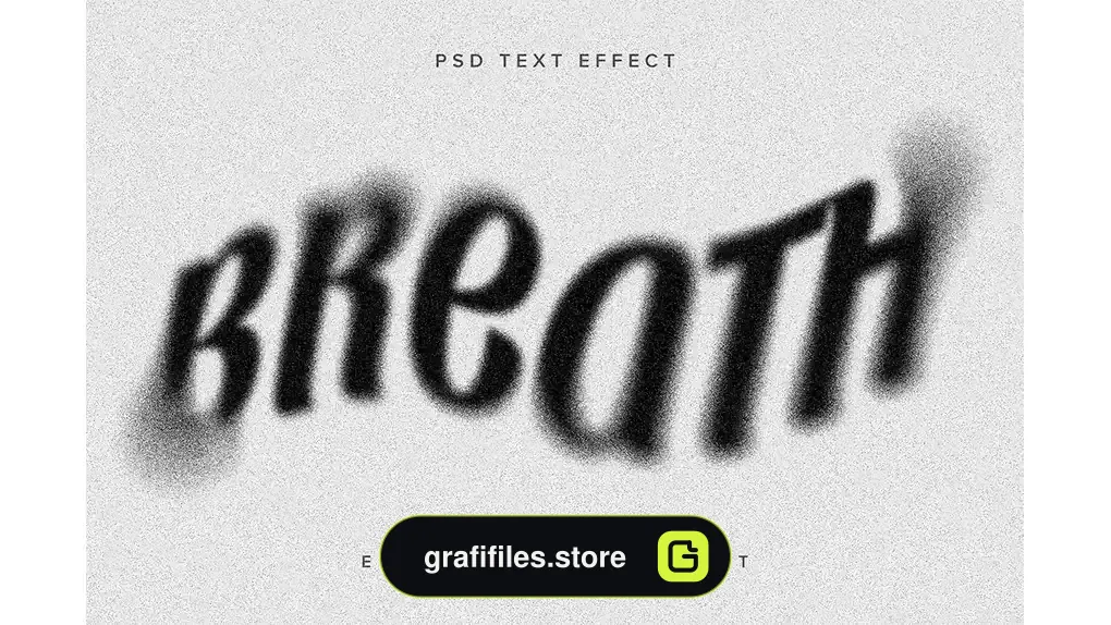 دانلود افکت متن گرانج Grunge Dissolving PSD Text Effect