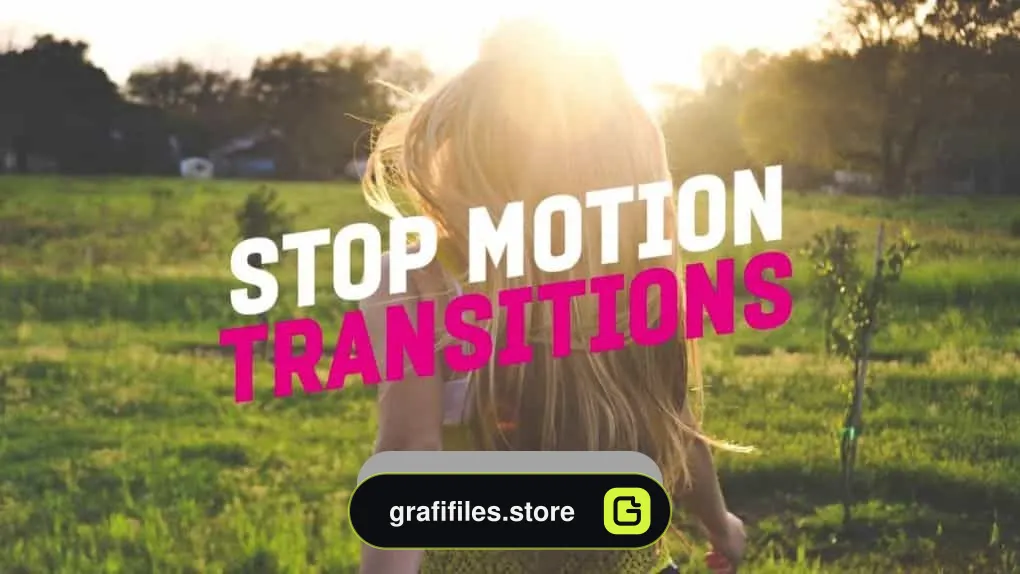 پریست ترنزیشن استاپ موشن برای پریمیر – Stop Motion Transitions