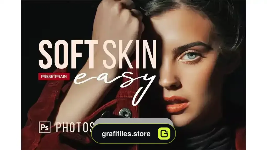 دانلود اکشن فتوشاپ روتوش و صاف کردن پوست Soft Skin Easy Retouching Action