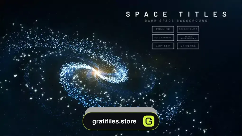 پروژه افترافکت تایتل فضایی Space Titles