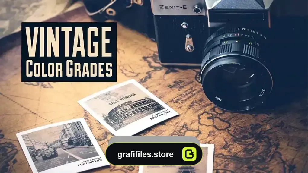 دانلود پریست افترافکت اصلاح رنگ وینتیج Vintage Color Grades