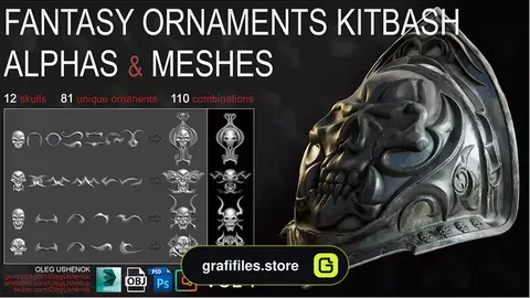 آلفا تزئینات فانتزی Fantasy Ornaments